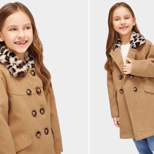 Cute Leopard collar, coat